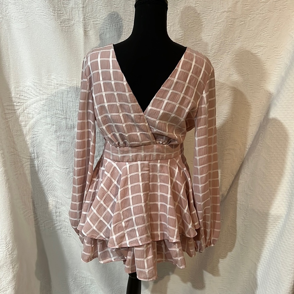 Blithe Long Sleeve Romper, Size Medium - image 2